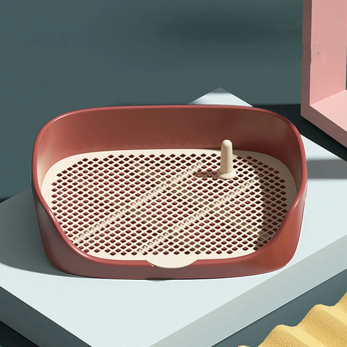 Pet Dog Toilet Portable Dog Potty Pan Trainer Litter Box Anti-Splash Pets Wc Toilet Puppy Kitten Cleaning Tool