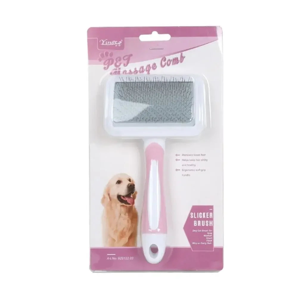 Pet Hair Shedding Comb Dog Cat Brush Grooming Long Hair Indoor Hair Remover Cleaning Beauty Slicker Pet Supplies