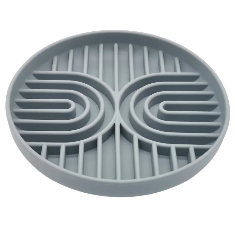 Pet supplies Slow Food Bowl Cat Anti-Knockover Anti-Slip Food Bowl Puppy Anti-choking Silicone Toy Food Plate