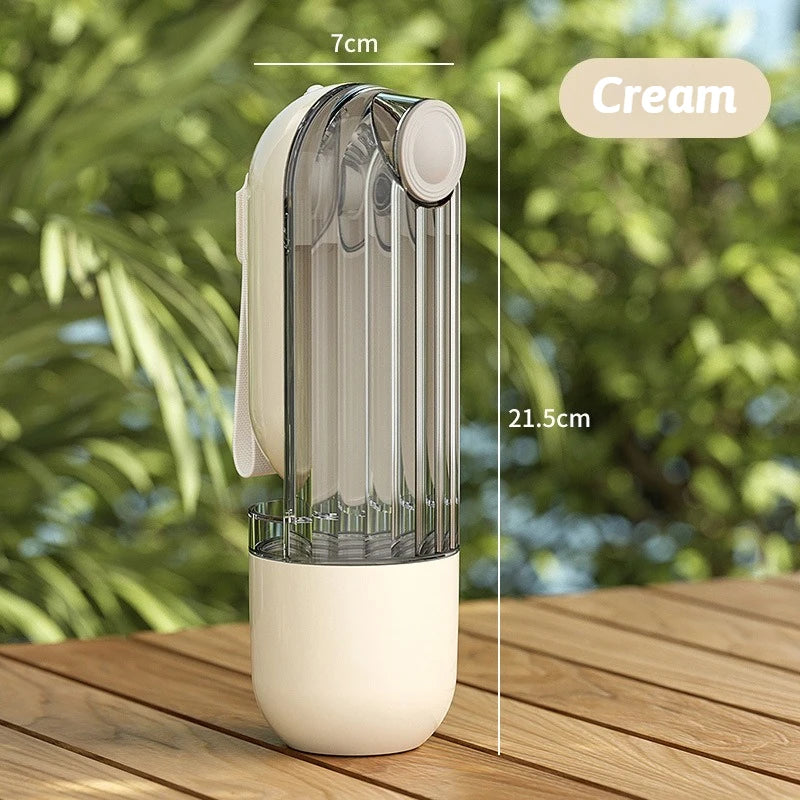 Portable Travel Pet Water Bottle for Small Large Dogs Puppy Cat Multifunctional Waterer Feeder Bowl Environmentally Materials