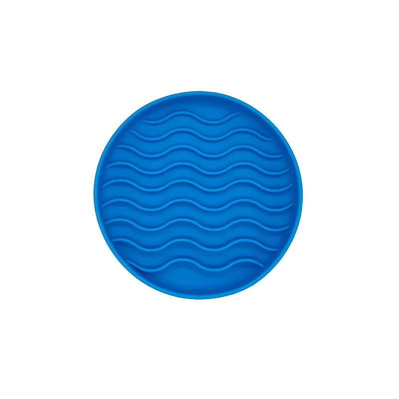 Pet supplies Slow Food Bowl Cat Anti-Knockover Anti-Slip Food Bowl Puppy Anti-choking Silicone Toy Food Plate