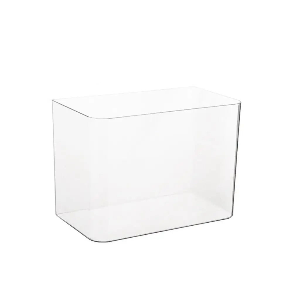 PET+ABS Fish Tank New Transparent with Lid Aquarium Drop Resistant Hydroponic Tank Turtle Tank Home