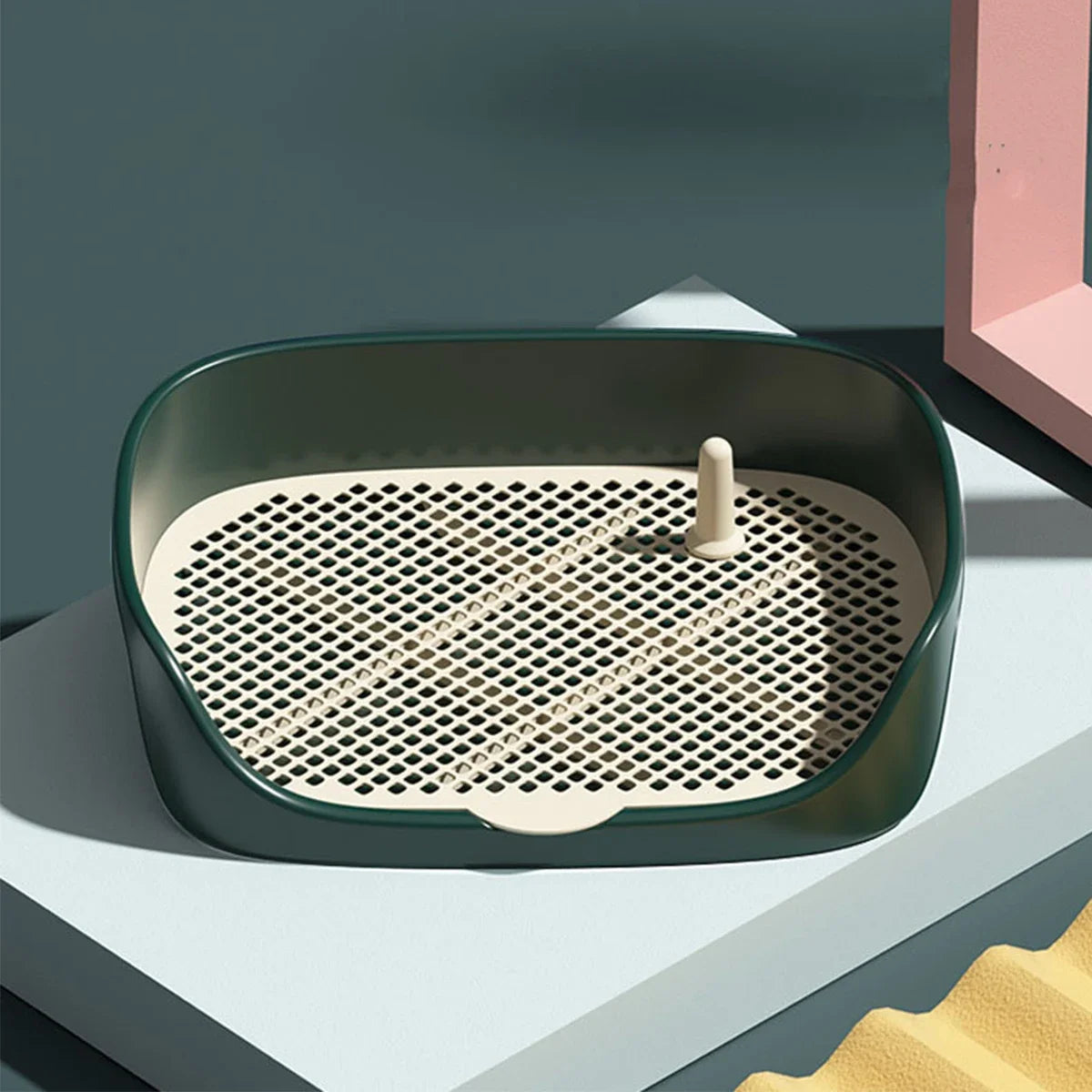 Pet Dog Toilet Portable Dog Potty Pan Trainer Litter Box Anti-Splash Pets Wc Toilet Puppy Kitten Cleaning Tool