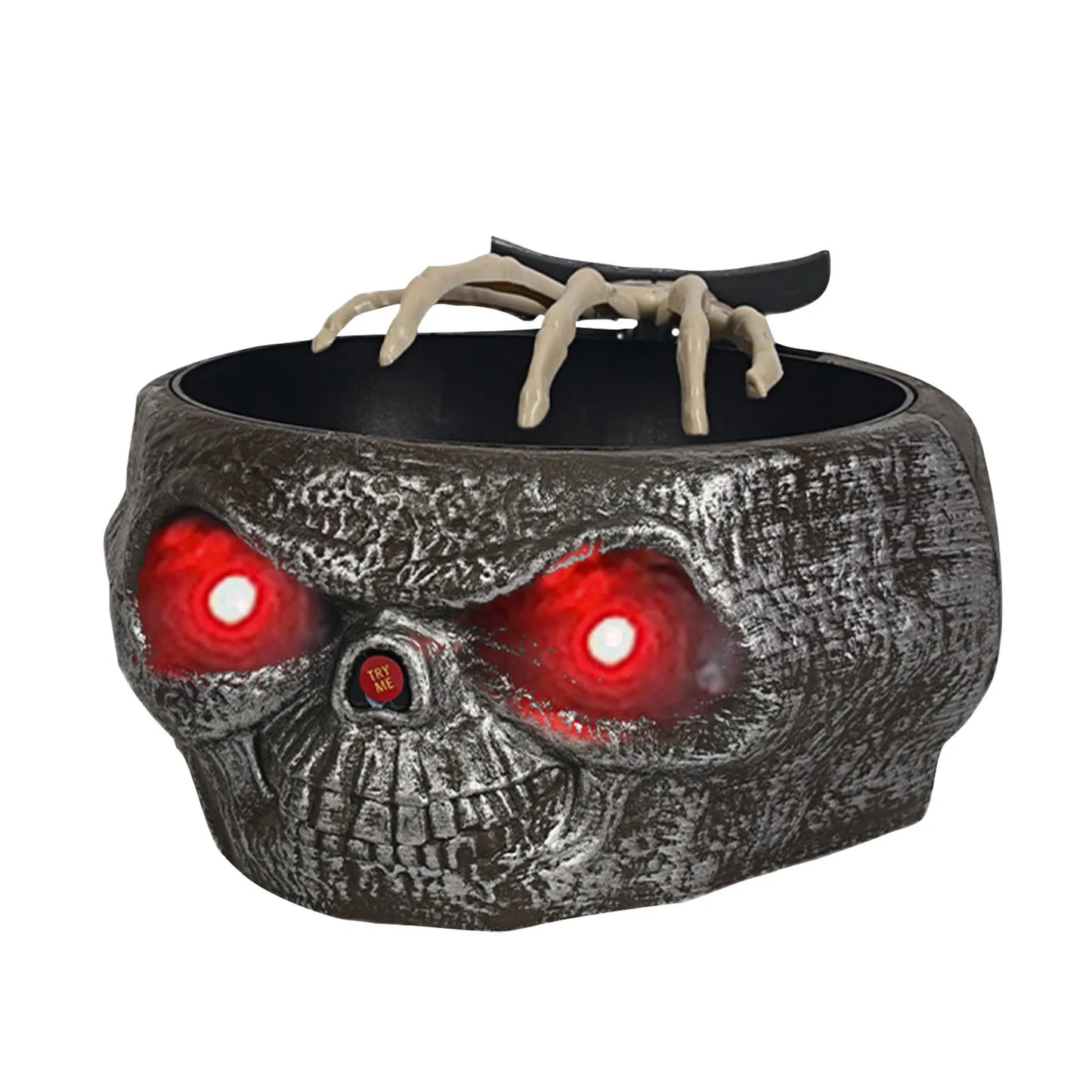 Unique Skull Pumpkin Bowl Scary Halloween Decorations Haunted House Decor Halloween Horror Pumpkin Candy Bowl Holder Deep Dish