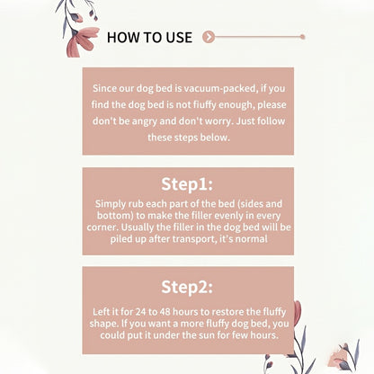 1pc Dog Nest Four Seasons Summer Warm Nest, Dog Pet Nest Bedding Large And Small Dog Mat