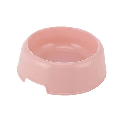 Pet Supplies Candy Colored Plastic Dog Bowl Cat Bowl Bowl Pet Cat Tableware Bowl Bowl Single Small T7Y6