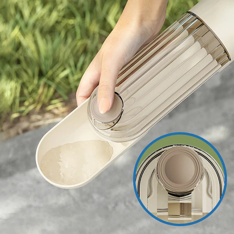 Portable Travel Pet Water Bottle for Small Large Dogs Puppy Cat Multifunctional Waterer Feeder Bowl Environmentally Materials