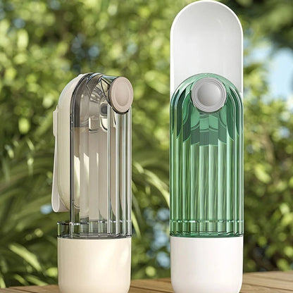 Portable Travel Pet Water Bottle for Small Large Dogs Puppy Cat Multifunctional Waterer Feeder Bowl Environmentally Materials