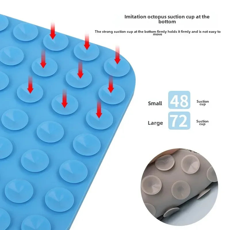Pet Suction Cup Lick Pad Pet Lunch Mat Slow Food Pad for Cats and Dogs Powerful Suction Cup Easy To Wash Silicone Material