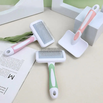 Pet Hair Shedding Comb Dog Cat Brush Grooming Long Hair Indoor Hair Remover Cleaning Beauty Slicker Pet Supplies