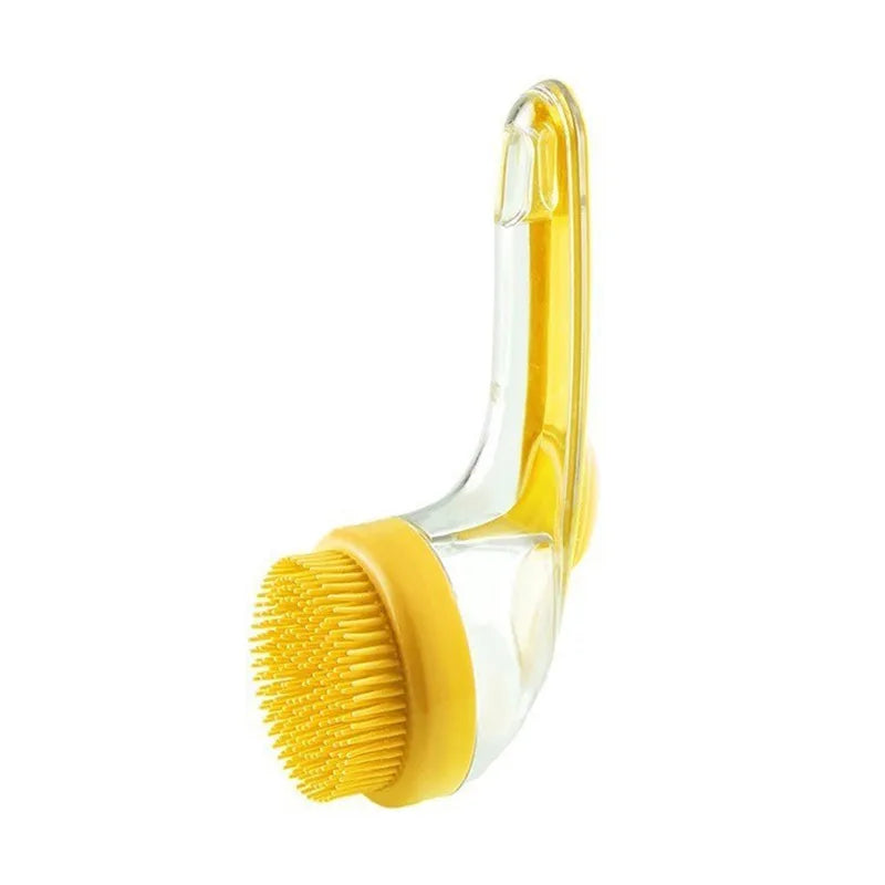 Pet Bath Brush 2025 New 2 In 1 Dog Bath Brush With Built-in Shampoo Dispenser Pet Wash Brush Dogs Cats Grooming Massage Brush