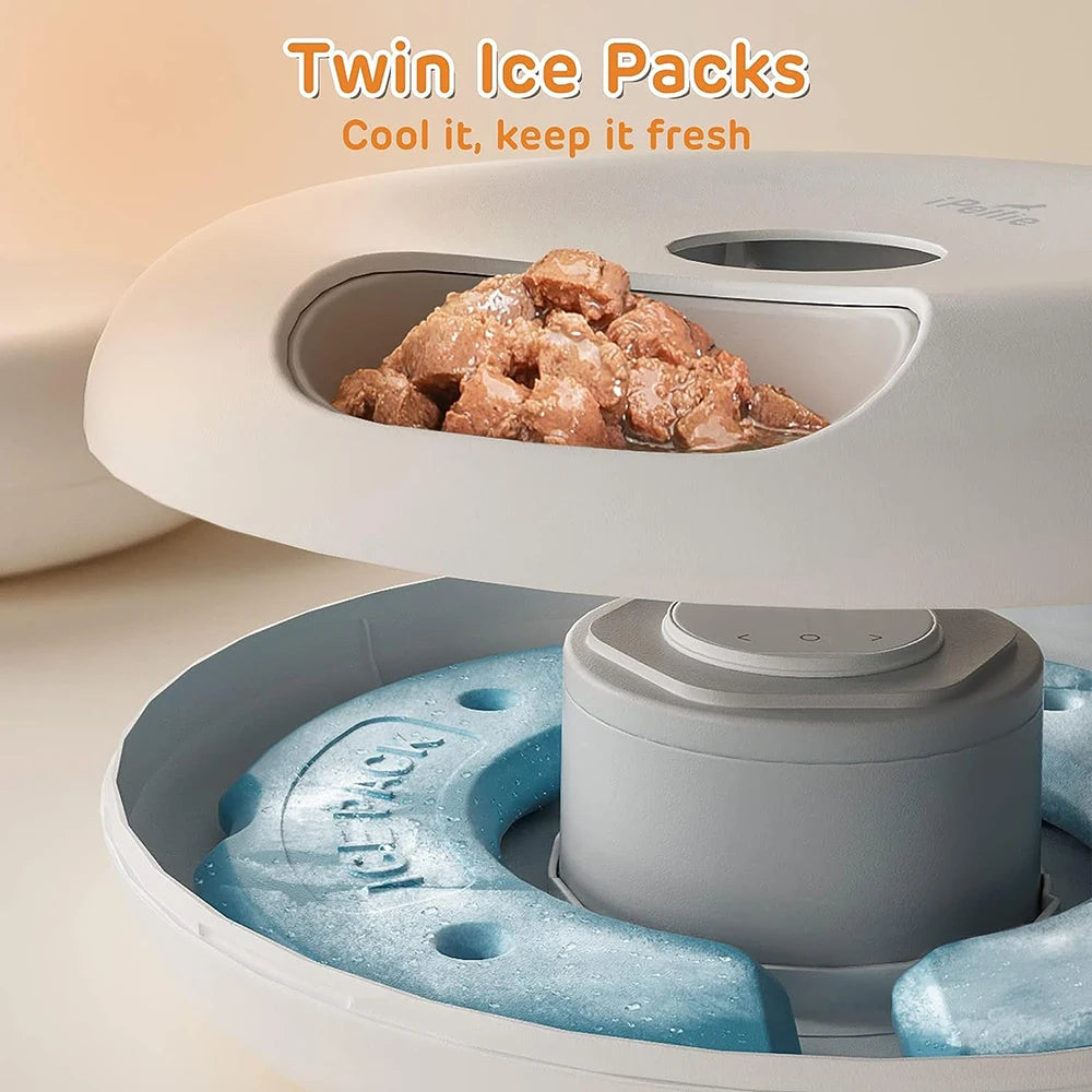 Freshness Dry Wet Food Recharging Automatic Pet Feeder Cat Smart Feeding Dog Food Dispenser WiFi Button Timing Slow Feeding