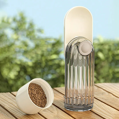 Portable Travel Pet Water Bottle for Small Large Dogs Puppy Cat Multifunctional Waterer Feeder Bowl Environmentally Materials