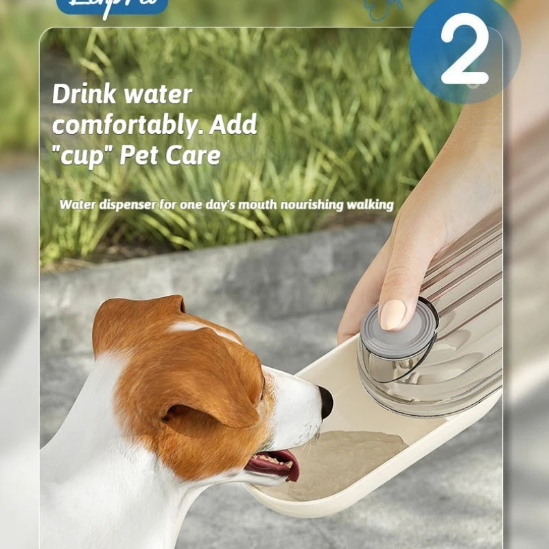 Portable Travel Pet Water Bottle for Small Large Dogs Puppy Cat Multifunctional Waterer Feeder Bowl Environmentally Materials