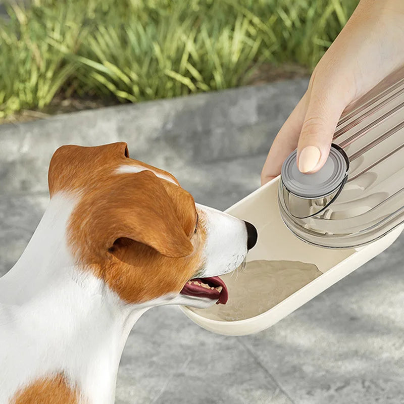 Portable Travel Pet Water Bottle for Small Large Dogs Puppy Cat Multifunctional Waterer Feeder Bowl Environmentally Materials