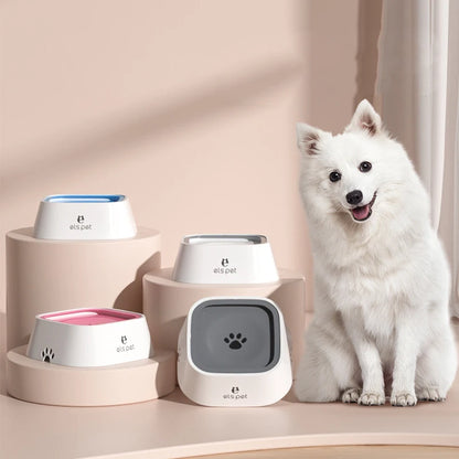Pet Water Bowl Anti Spill Automatic Dog Bowl Vehicle Carried Floating Bowl Slow Wate